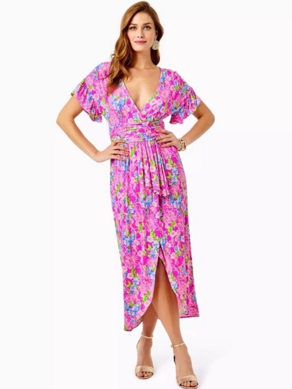 Lilly Pulitzer Anchorage Midi Dress Medium